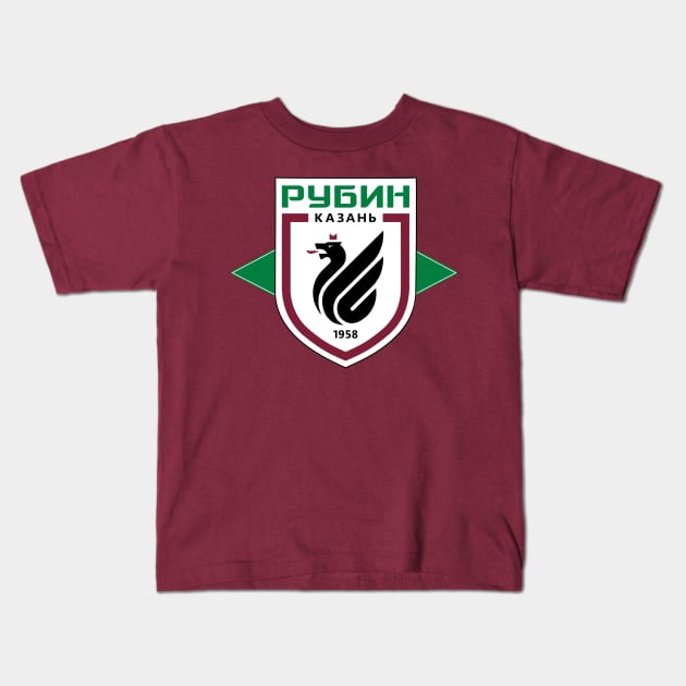 Rubin Kazan FC Kids T-Shirt by Rubes' General Store